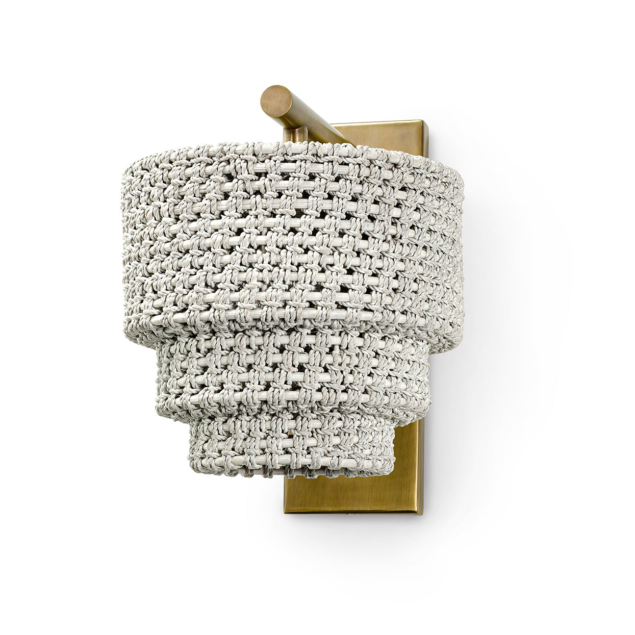 Palecek - 2752-53 - Wall Sconce - Veranda - Whitewash Ant Brass