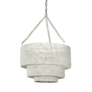 Palecek - 2948-79 - Three Light Pendant - Veranda - Nickel