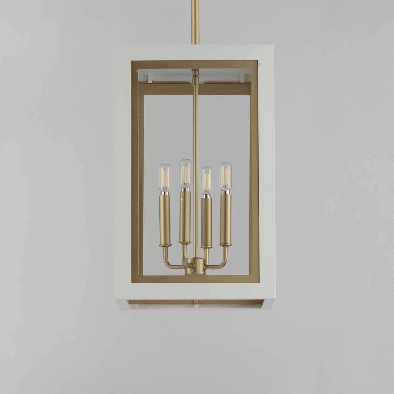 Maxim - 30058CLWTGLD - Four Light Outdoor Pendant - Neoclass - White/Gold