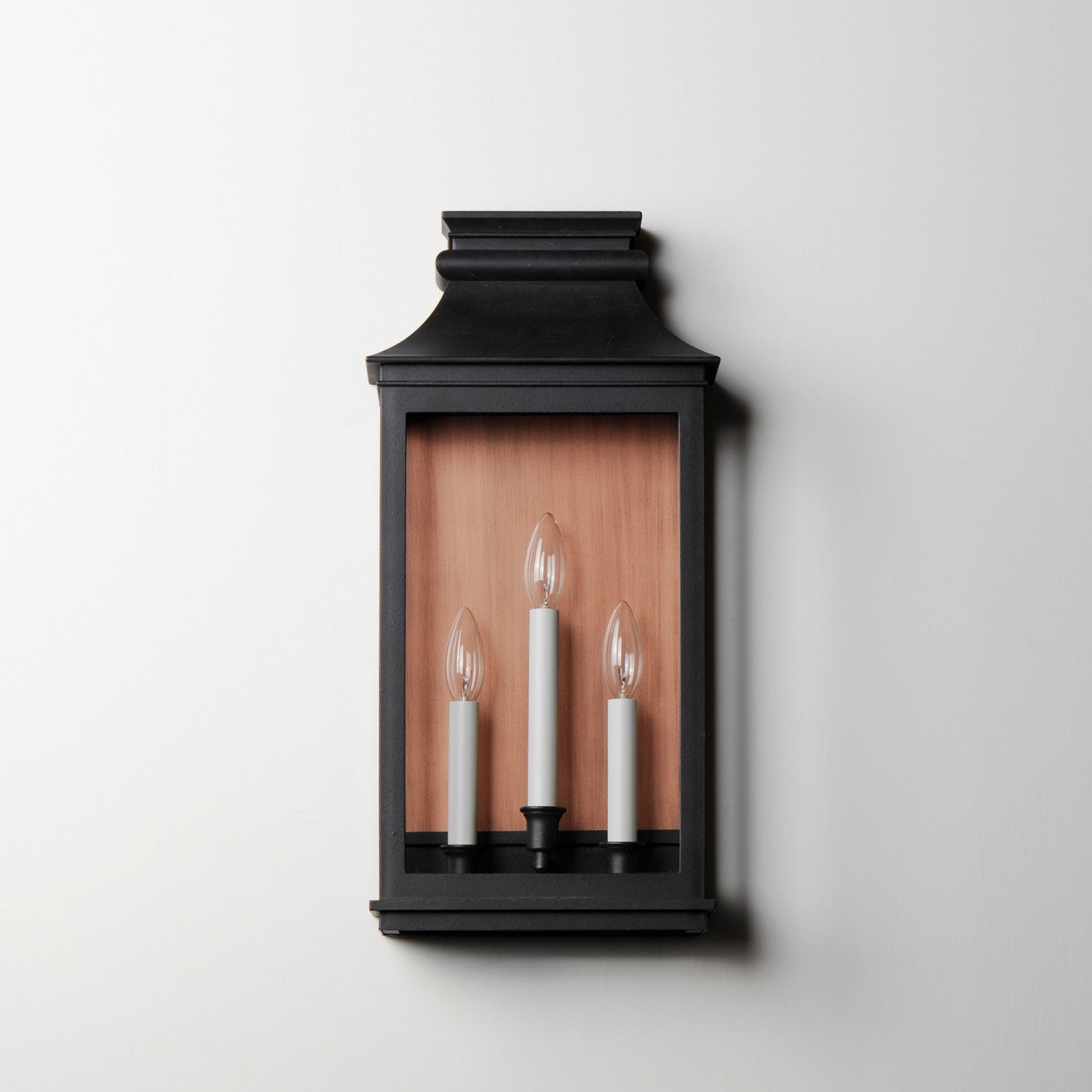 Maxim - 40916CLACPBO - Three Light Outdoor Wall Sconce - Savannah VX - Antique Copper / Black Oxide