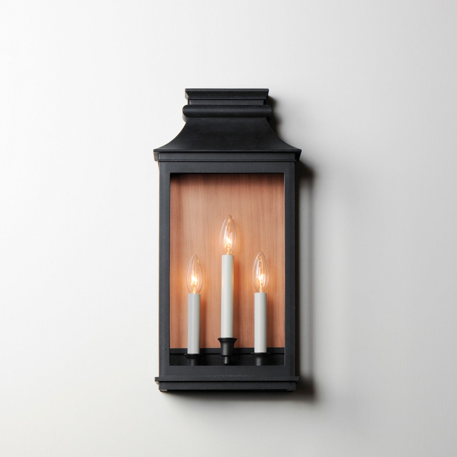 Maxim - 40916CLACPBO - Three Light Outdoor Wall Sconce - Savannah VX - Antique Copper / Black Oxide