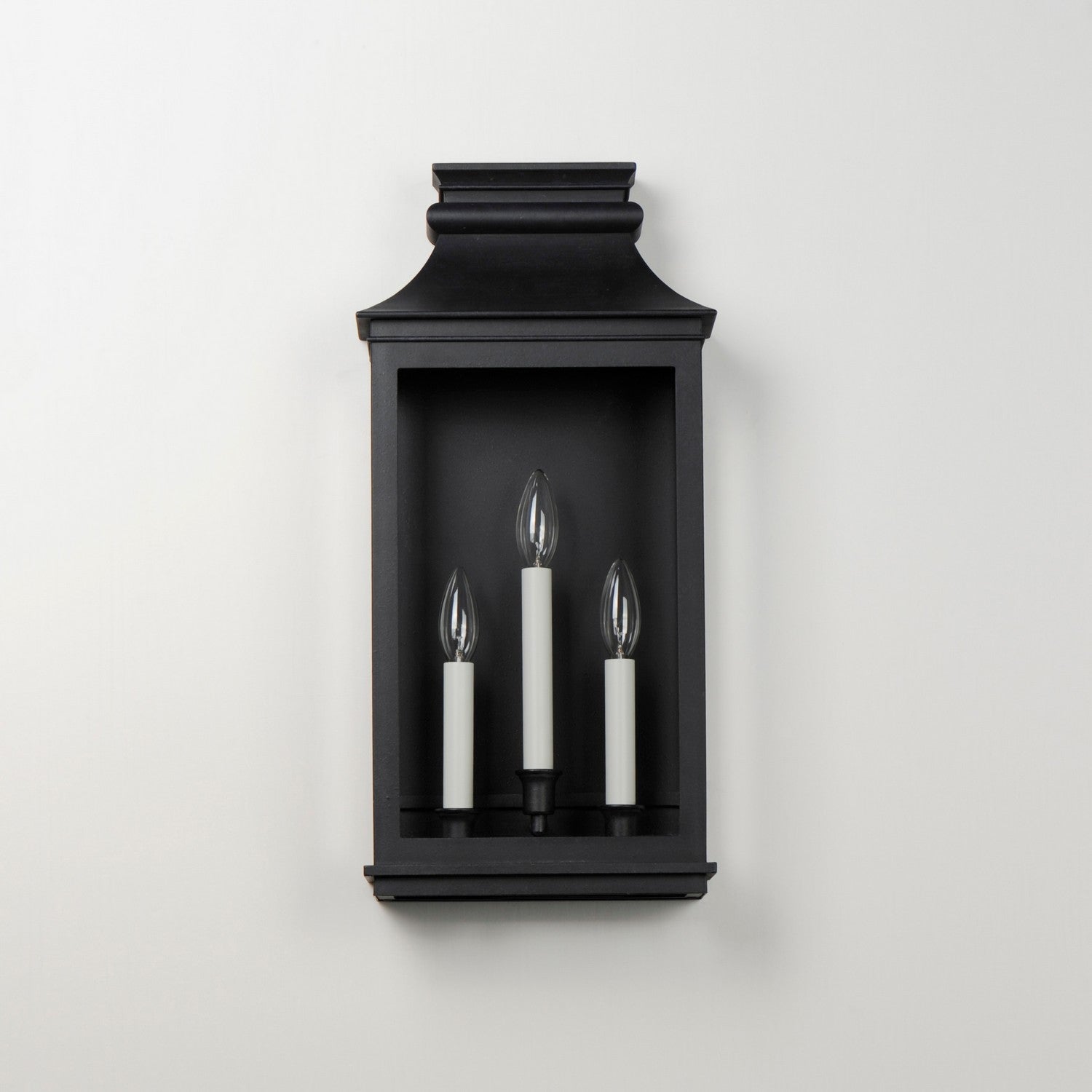 Maxim - 40916CLBO - Three Light Outdoor Wall Sconce - Savannah VX - Black Oxide