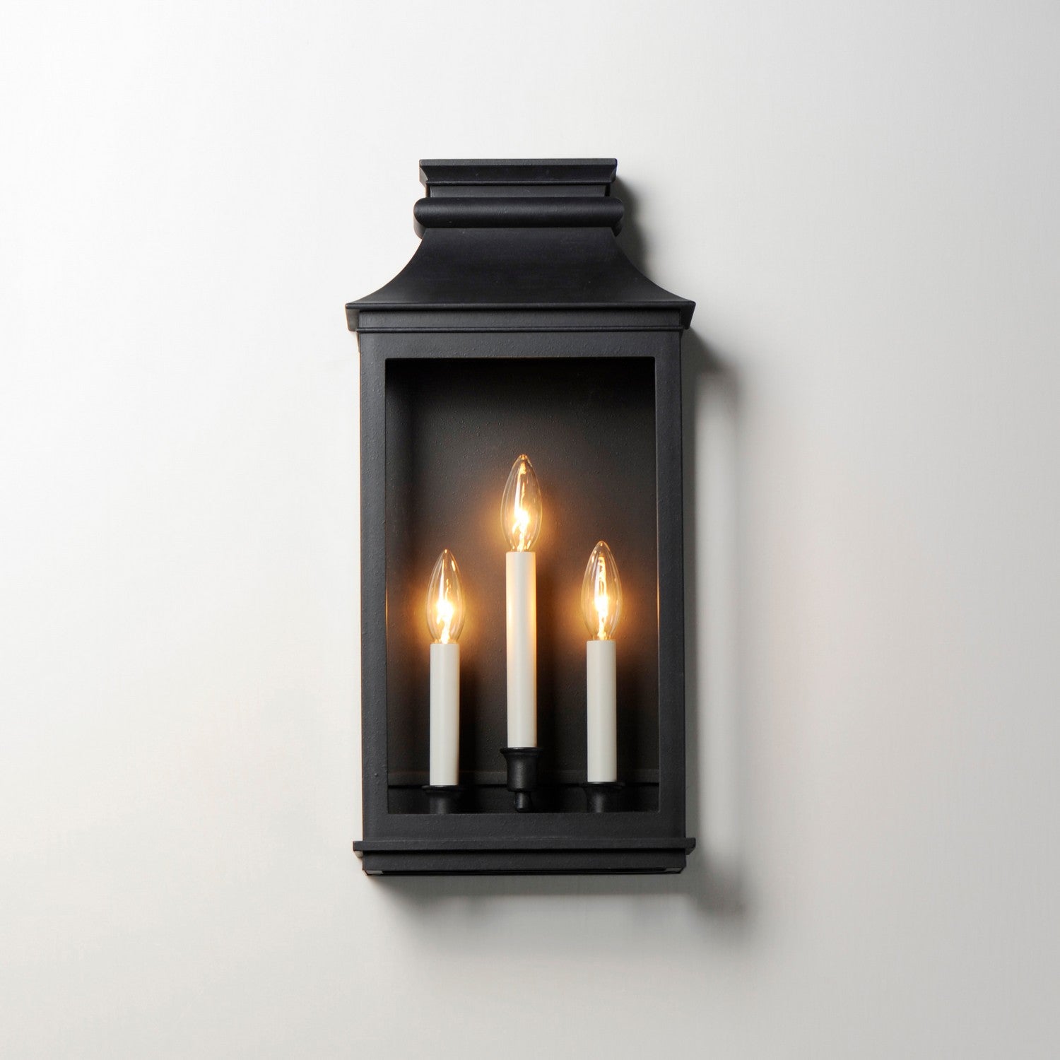 Maxim - 40916CLBO - Three Light Outdoor Wall Sconce - Savannah VX - Black Oxide