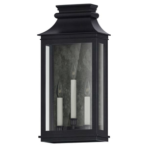 Maxim - 40916CLBO - Three Light Outdoor Wall Sconce - Savannah VX - Black Oxide