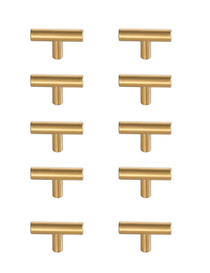 Elegant Lighting - PL400-1-BR-10PK - Bar Pull Multipack (set of 10) - Quinn - Brass