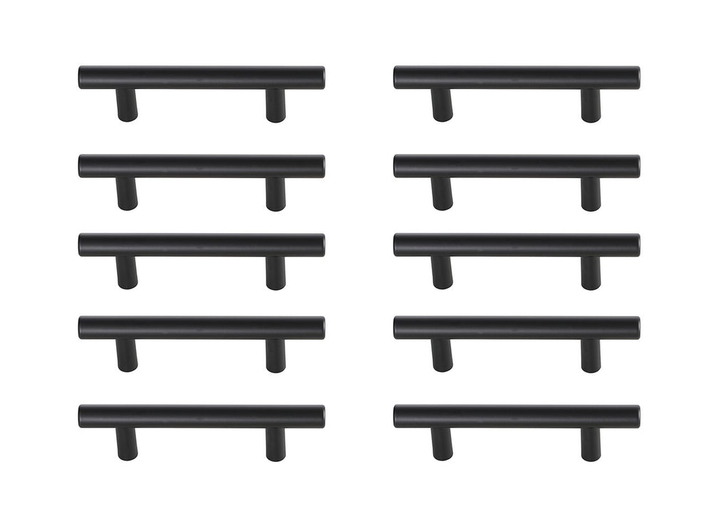 Elegant Lighting - PL400-3-MB-10PK - Bar Pull Multipack (set of 10) - Quinn - Matte Black