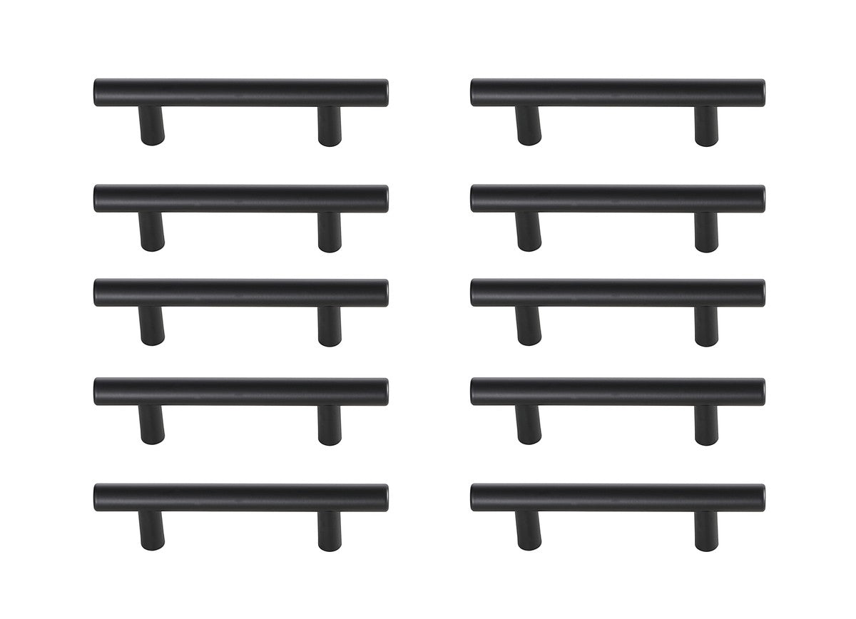 Elegant Lighting - PL400-3-MB-10PK - Bar Pull Multipack (set of 10) - Quinn - Matte Black