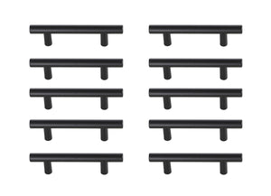 Elegant Lighting - PL400-3-MB-10PK - Bar Pull Multipack (set of 10) - Quinn - Matte Black