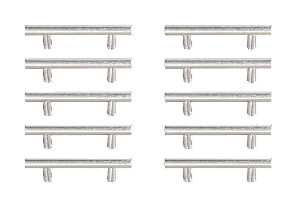 Elegant Lighting - PL400-3-NK-10PK - Bar Pull Multipack (set of 10) - Quinn - Brushed Nickel