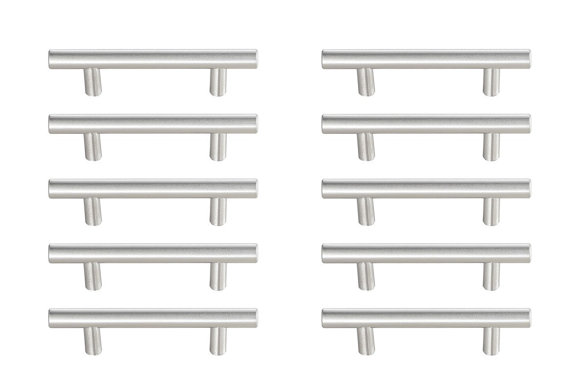 Elegant Lighting - PL400-3-NK-10PK - Bar Pull Multipack (set of 10) - Quinn - Brushed Nickel