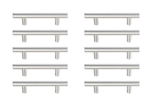 Elegant Lighting - PL400-3-NK-10PK - Bar Pull Multipack (set of 10) - Quinn - Brushed Nickel