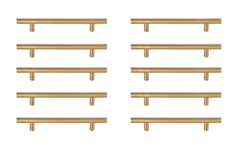 Elegant Lighting - PL400-5-BR-10PK - Bar Pull Multipack (set of 10) - Quinn - Brass
