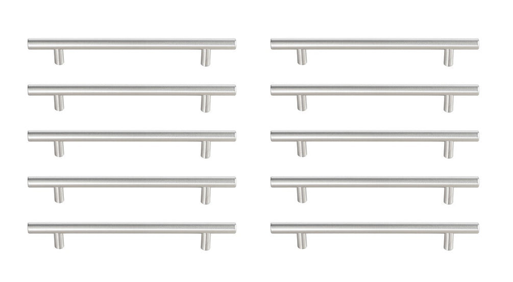 Elegant Lighting - PL400-6-NK-10PK - Bar Pull Multipack (set of 10) - Quinn - Brushed Nickel