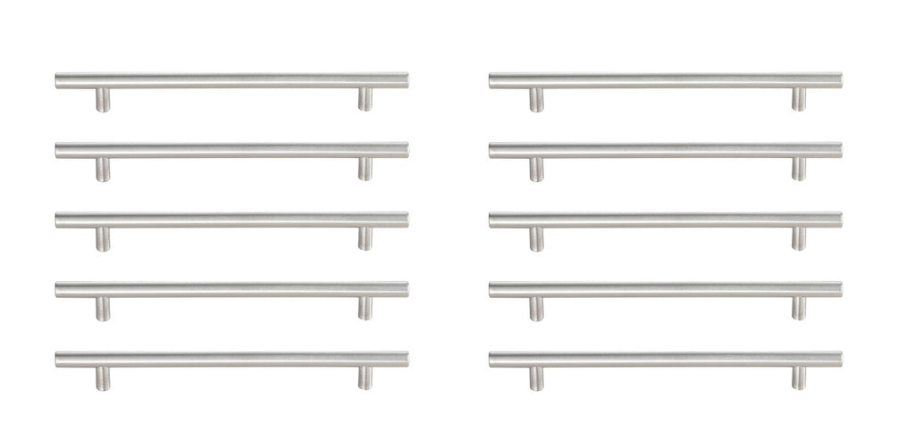 Elegant Lighting - PL400-7-NK-10PK - Bar Pull Multipack (set of 10) - Quinn - Brushed Nickel