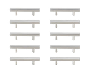 Elegant Lighting - PL402-3-NK-10PK - Bar Pull Multipack (set of 10) - Dior - Brushed Nickel