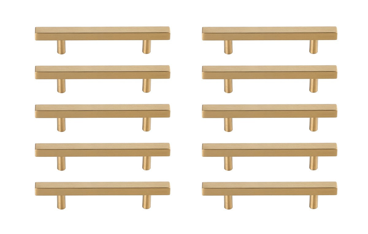 Elegant Lighting - PL402-4-BR-10PK - Bar Pull Multipack (set of 10) - Dior - Brass