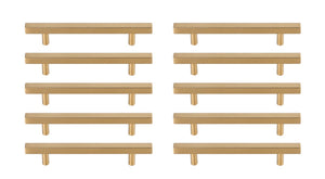 Elegant Lighting - PL402-5-BR-10PK - Bar Pull Multipack (set of 10) - Dior - Brass