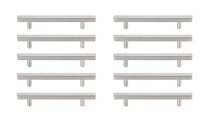 Elegant Lighting - PL402-5-NK-10PK - Bar Pull Multipack (set of 10) - Dior - Brushed Nickel