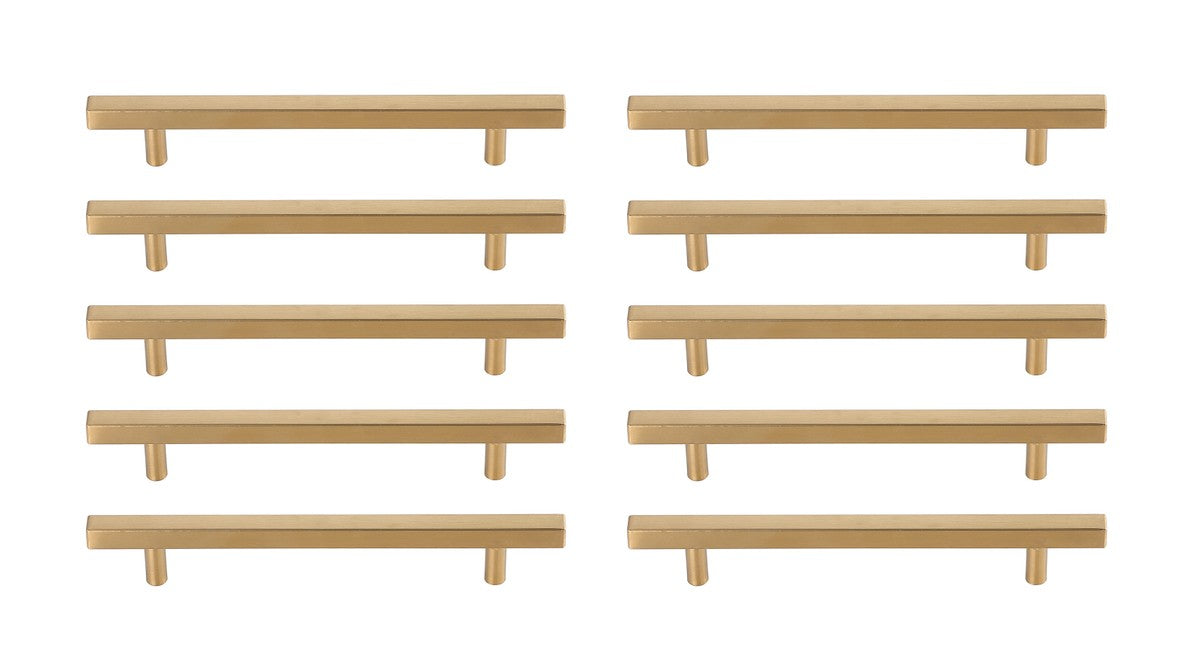 Elegant Lighting - PL402-6-BR-10PK - Bar Pull Multipack (set of 10) - Dior - Brass