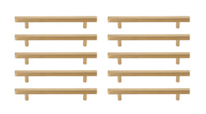 Elegant Lighting - PL402-6-BR-10PK - Bar Pull Multipack (set of 10) - Dior - Brass