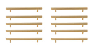 Elegant Lighting - PL402-7-BR-10PK - Bar Pull Multipack (set of 10) - Dior - Brass