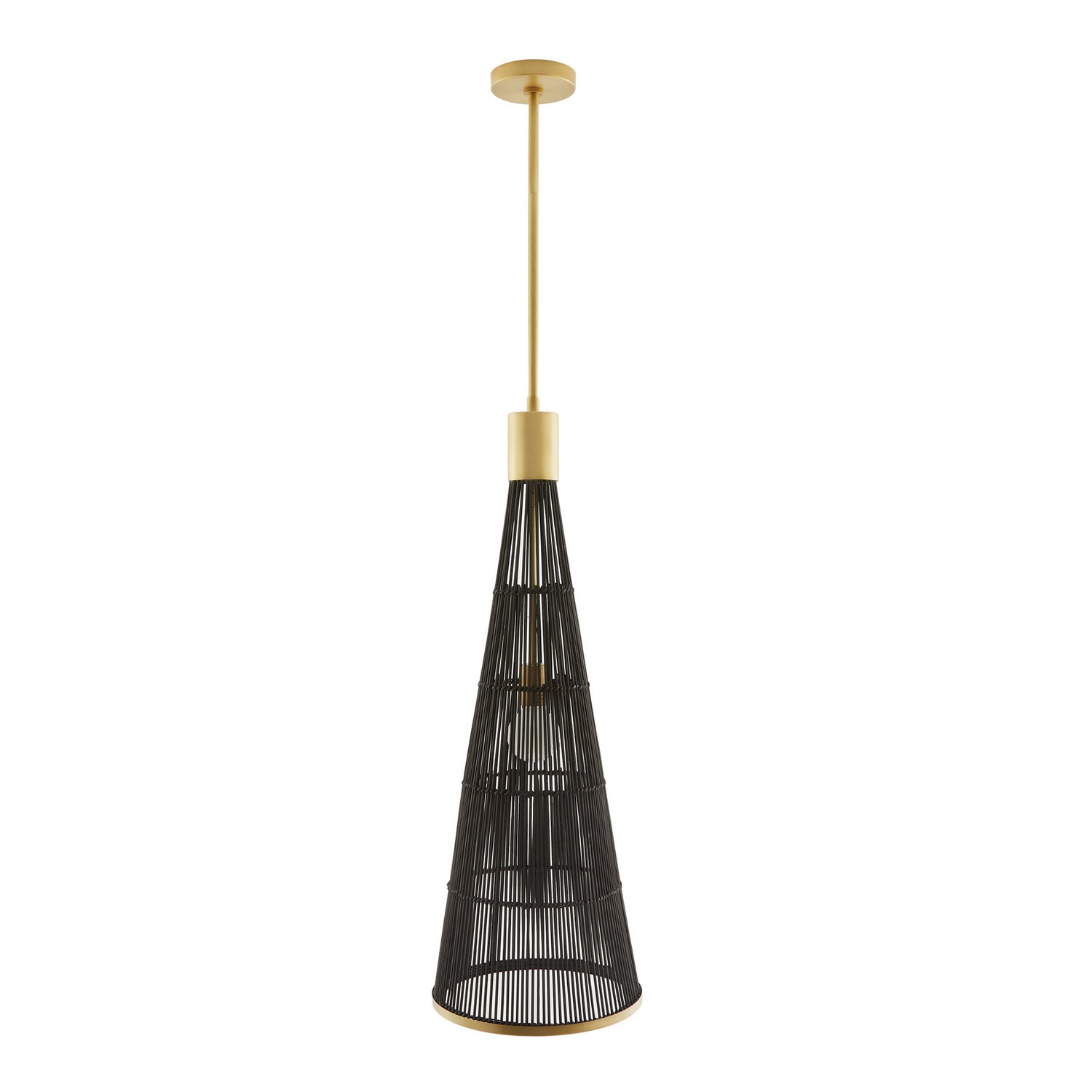 Arteriors - 49520 - One Light Pendant - Pesaro - Black Wash