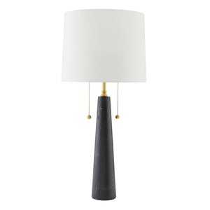 Arteriors - 49924-711 - Two Light Table Lamp - Sidney - Black