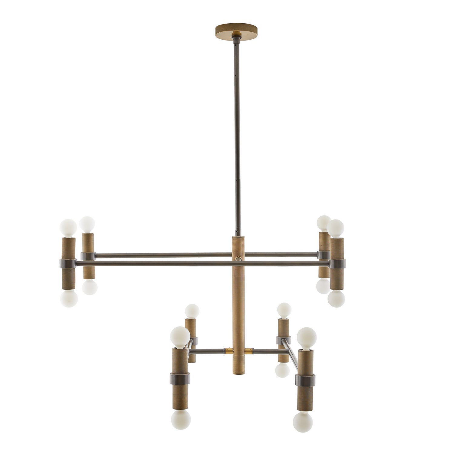 Arteriors - 89650 - 16 Light Chandelier - Plano - English Bronze