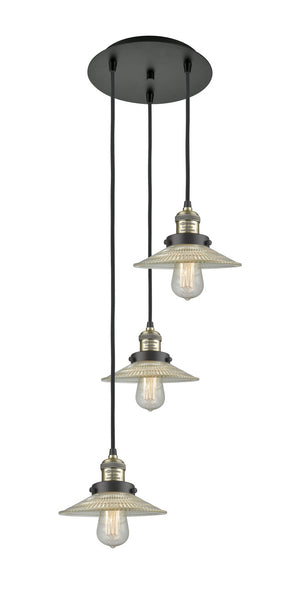 Innovations - 113F-3P-BAB-G2 - Three Light Pendant - Franklin Restoration - Black Antique Brass