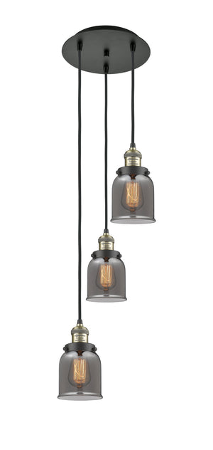 Innovations - 113F-3P-BAB-G53 - Three Light Pendant - Franklin Restoration - Black Antique Brass