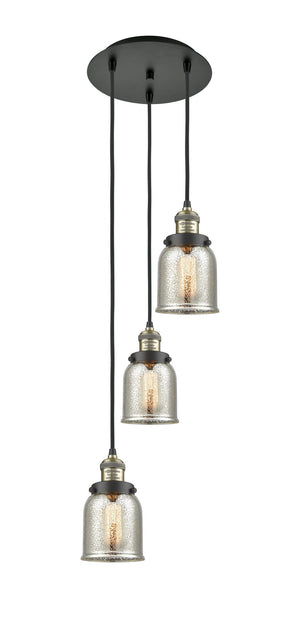 Innovations - 113F-3P-BAB-G58 - Three Light Pendant - Franklin Restoration - Black Antique Brass