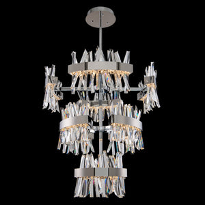 Allegri - 030259-010 - LED Foyer Pendant - Glacier - Polished Chrome