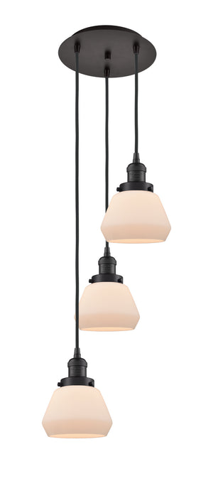 Innovations - 113F-3P-OB-G171 - Three Light Pendant - Franklin Restoration - Oil Rubbed Bronze