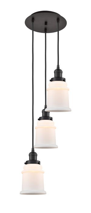 Innovations - 113F-3P-OB-G181 - Three Light Pendant - Franklin Restoration - Oil Rubbed Bronze