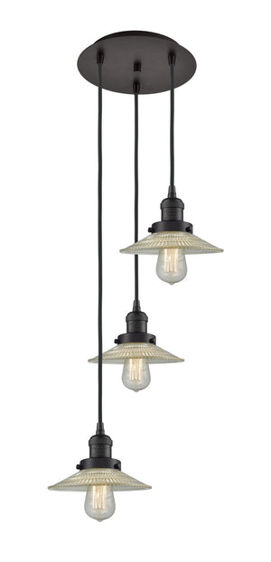 Innovations - 113F-3P-OB-G2 - Three Light Pendant - Franklin Restoration - Oil Rubbed Bronze