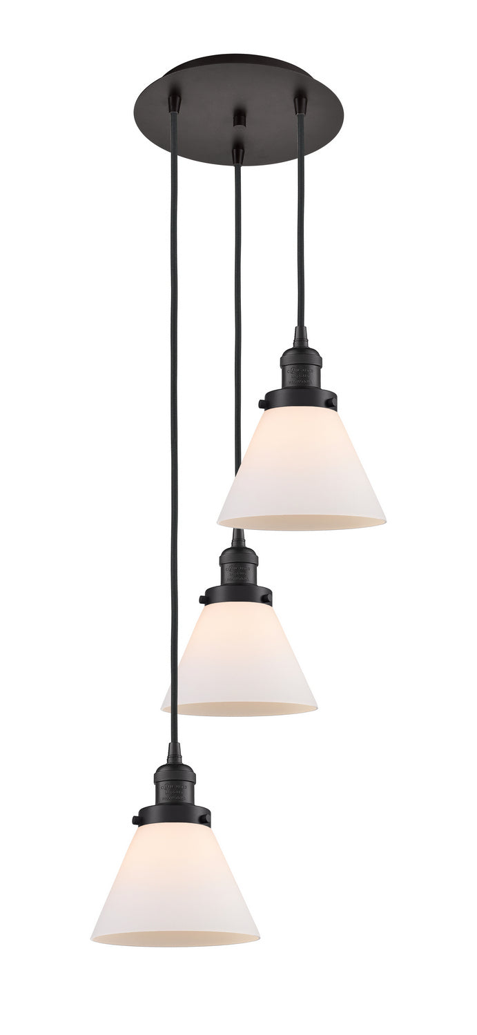 Innovations - 113F-3P-OB-G41 - Three Light Pendant - Franklin Restoration - Oil Rubbed Bronze