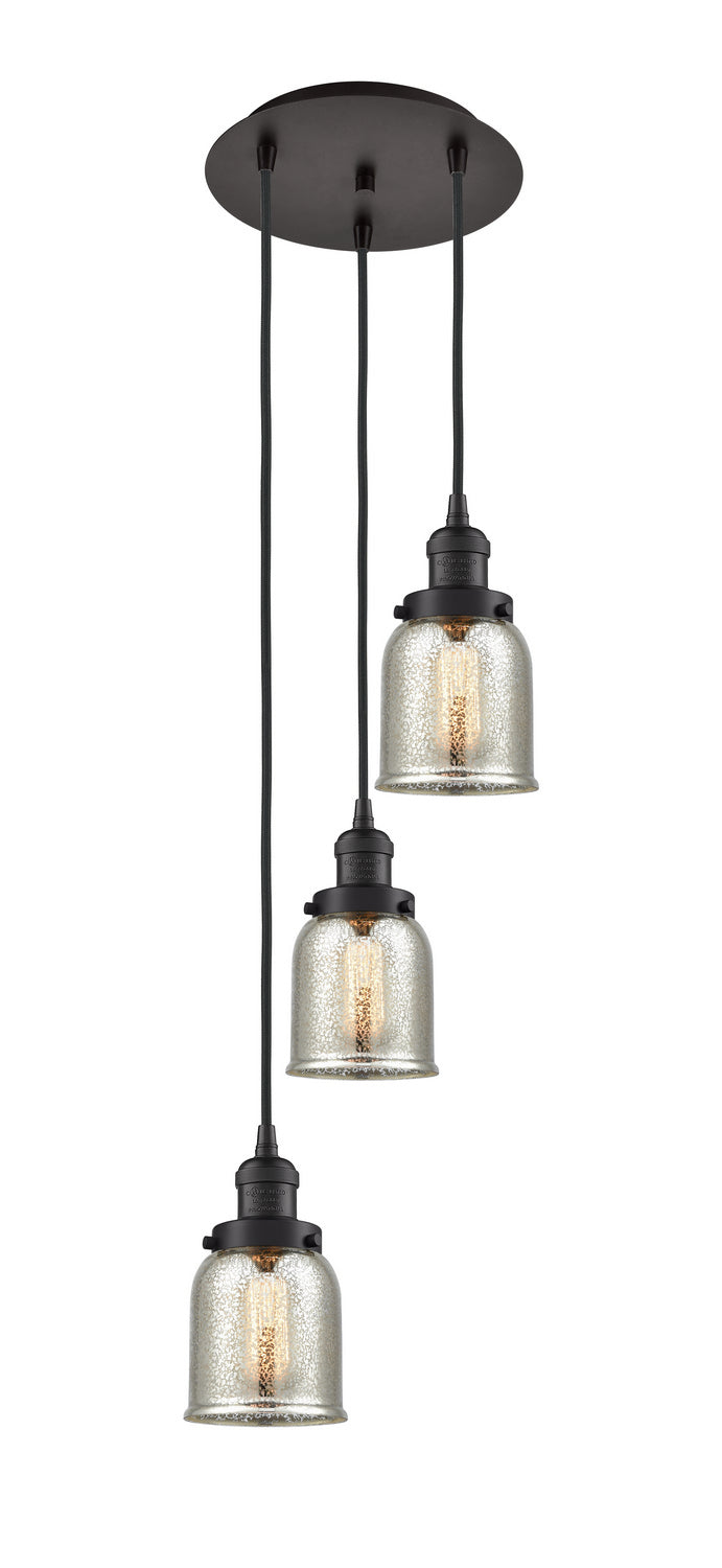 Innovations - 113F-3P-OB-G58 - Three Light Pendant - Franklin Restoration - Oil Rubbed Bronze