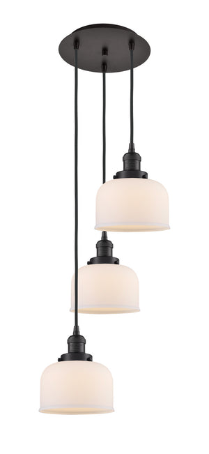 Innovations - 113F-3P-OB-G71 - Three Light Pendant - Franklin Restoration - Oil Rubbed Bronze