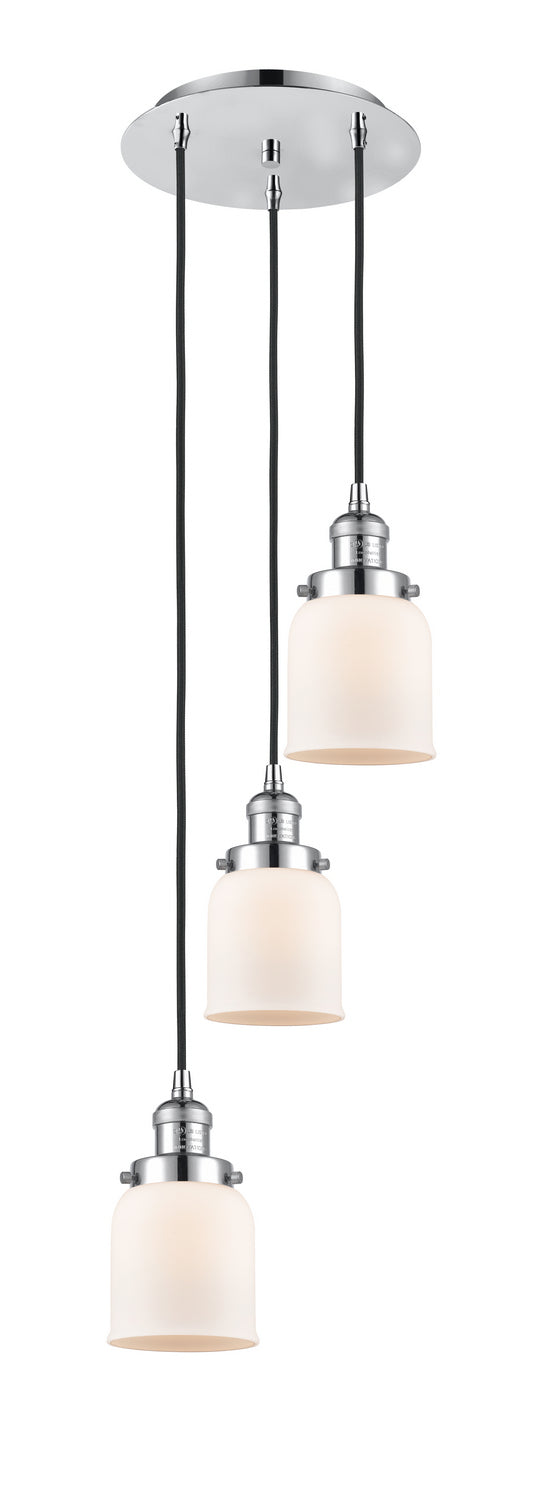 Innovations - 113F-3P-PC-G51 - Three Light Pendant - Franklin Restoration - Polished Chrome