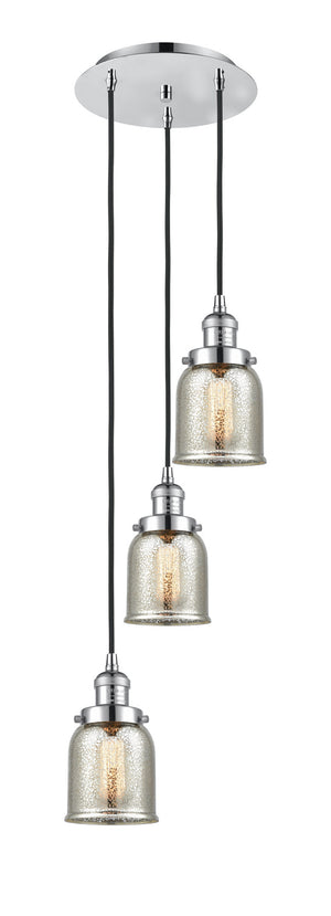 Innovations - 113F-3P-PC-G58 - Three Light Pendant - Franklin Restoration - Polished Chrome