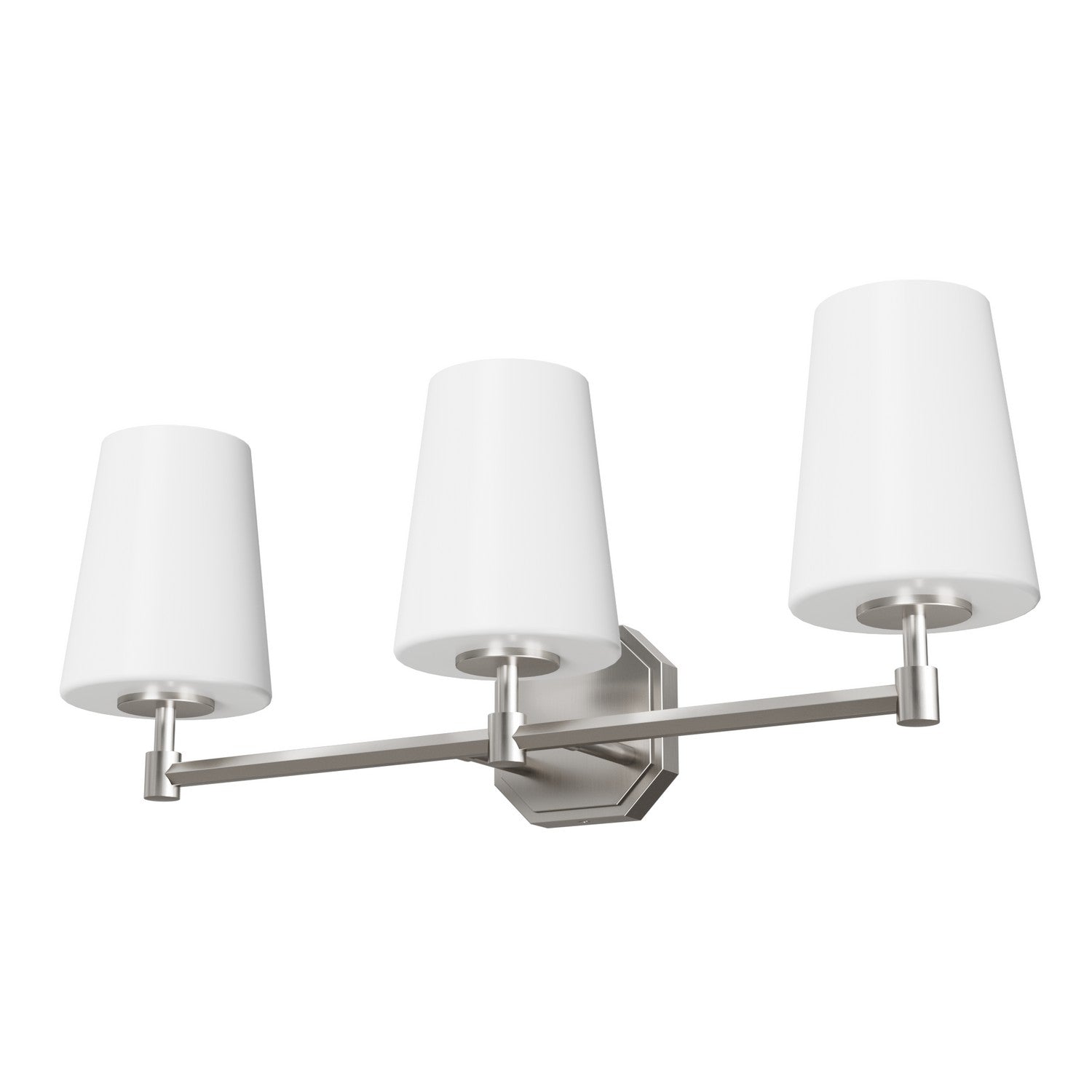 Hunter - 19881 - Three Light Bathroom Vanity - Nolita - Brushed Nickel
