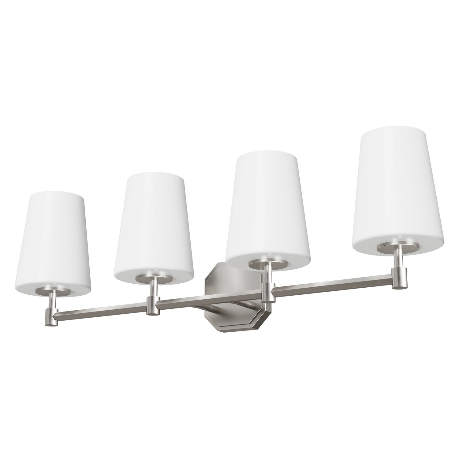 Hunter - 19883 - Four Light Bathroom Vanity - Nolita - Brushed Nickel