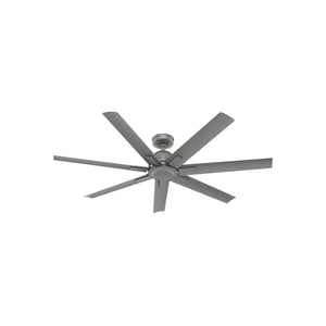 Hunter - 51589 - 60" Ceiling Fan - Downtown - Matte Silver