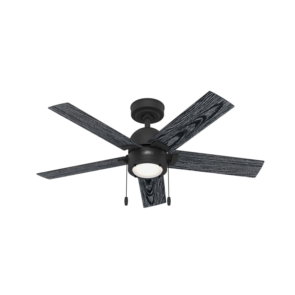 Hunter - 51707 - 44" Ceiling Fan - Erling - Matte Black