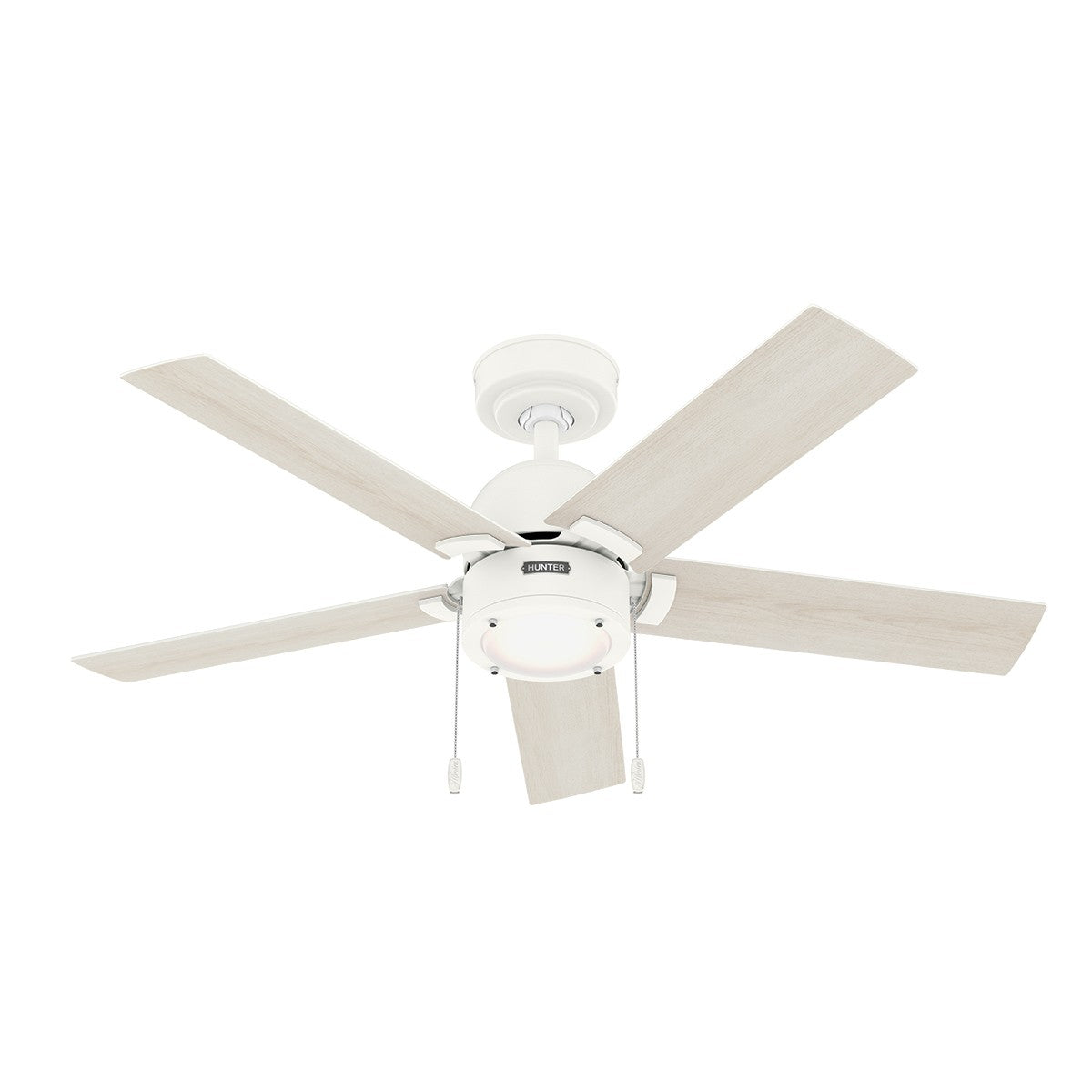 Hunter - 51708 - 44" Ceiling Fan - Erling - Matte White