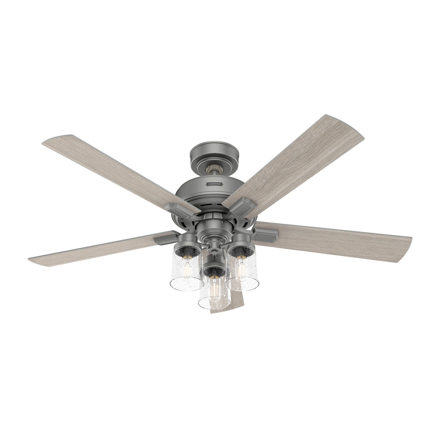 Hunter - 51855 - 52" Ceiling Fan - Hartland - Matte Silver