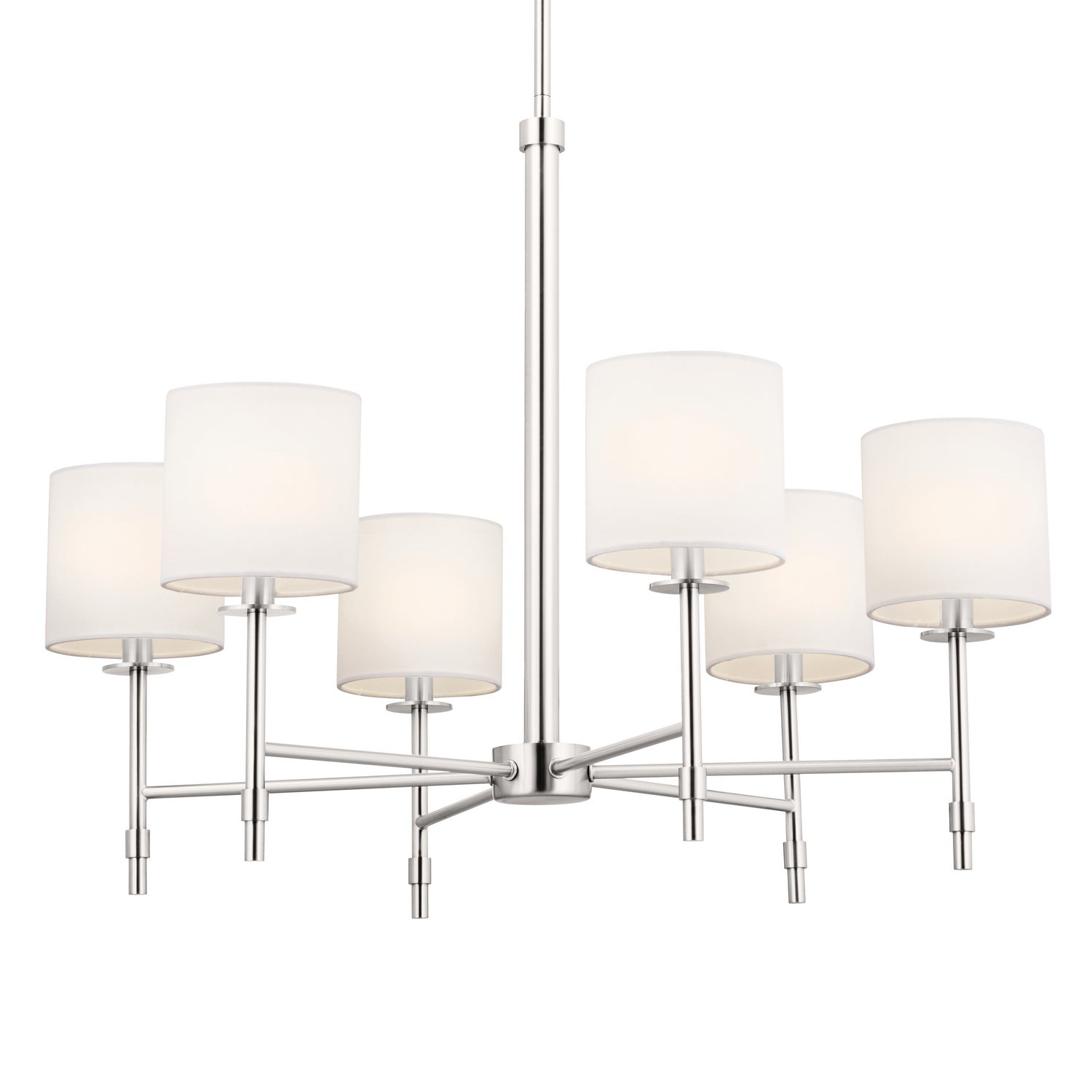 Kichler - 52500PN - Six Light Chandelier - Ali - Polished Nickel