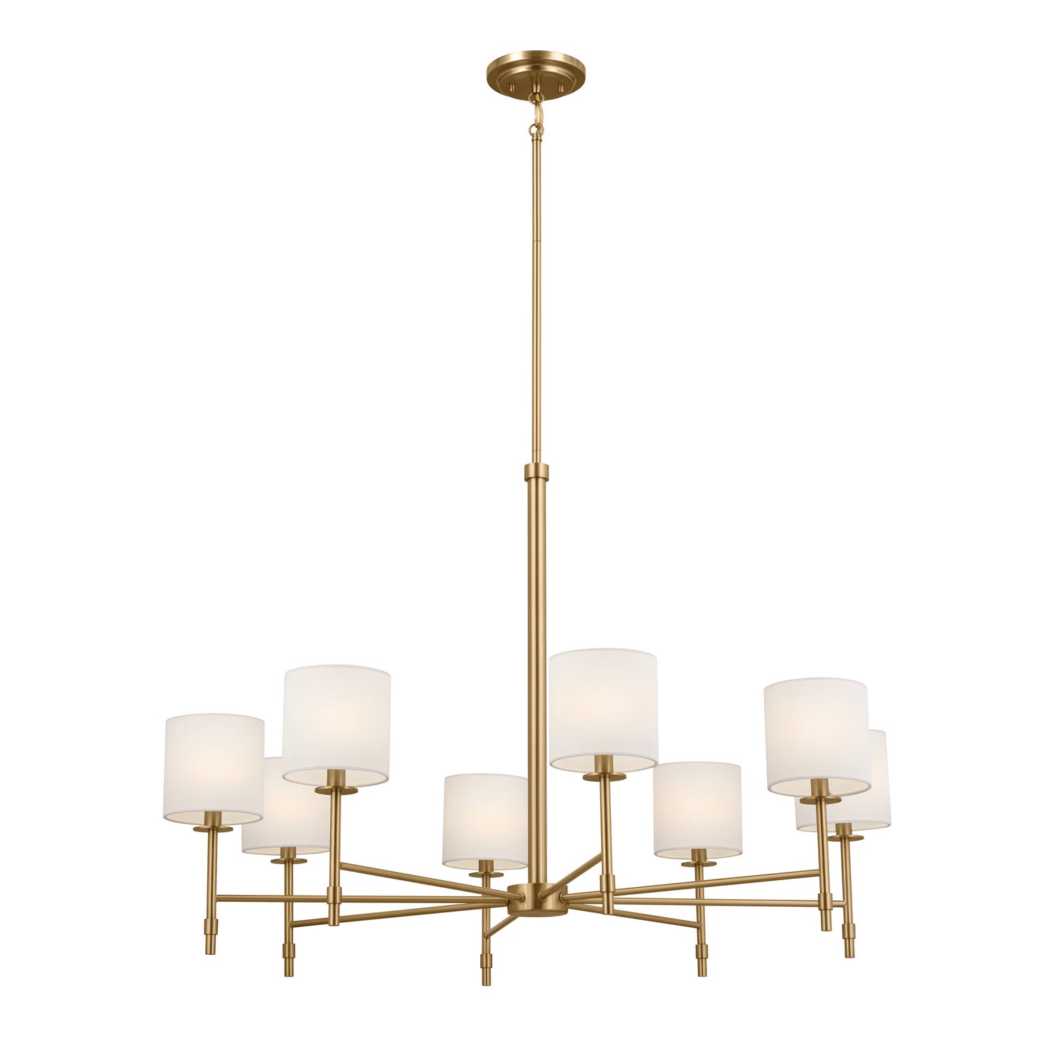 Kichler - 52502BNB - Eight Light Chandelier - Ali - Brushed Natural Brass