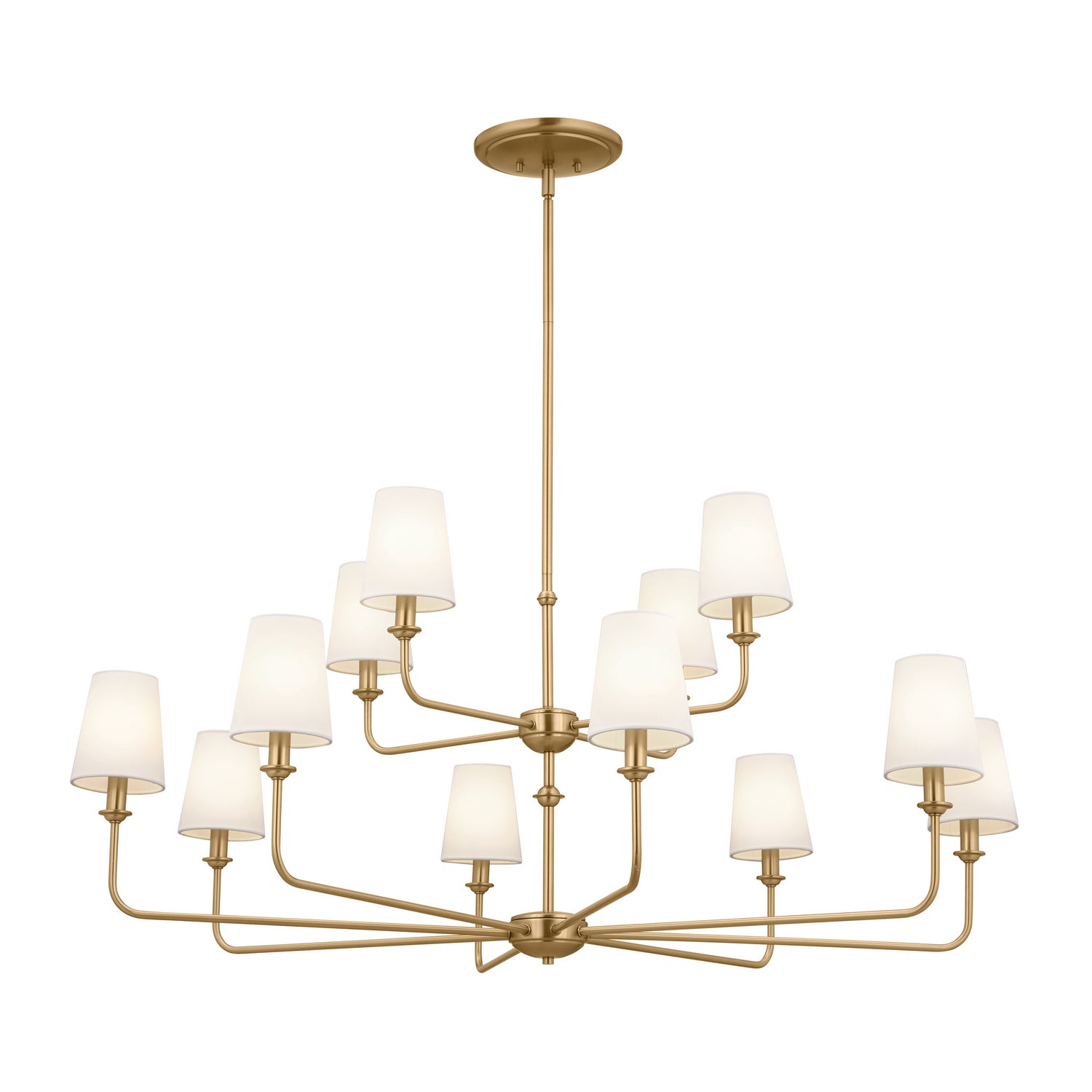 Kichler - 52518BNB - 12 Light Chandelier - Pallas - Brushed Natural Brass