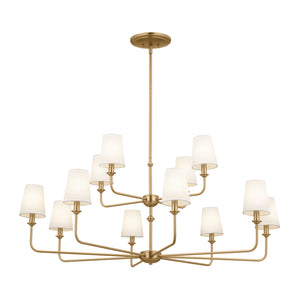 Kichler - 52518BNB - 12 Light Chandelier - Pallas - Brushed Natural Brass